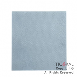 SERVILLETA PREMIUM CELESTE PASTEL 25X25 x 20
